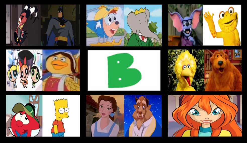 B Deviantart My Favorite Letter B Characters by ali26327 on DeviantArt