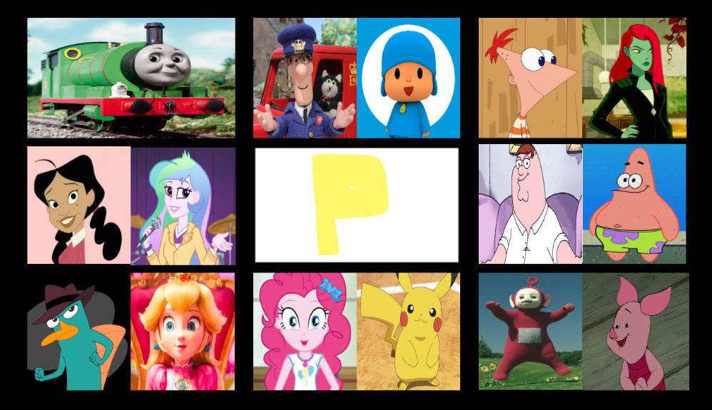 My Favorite Letter P Characters by ali26327 on DeviantArt