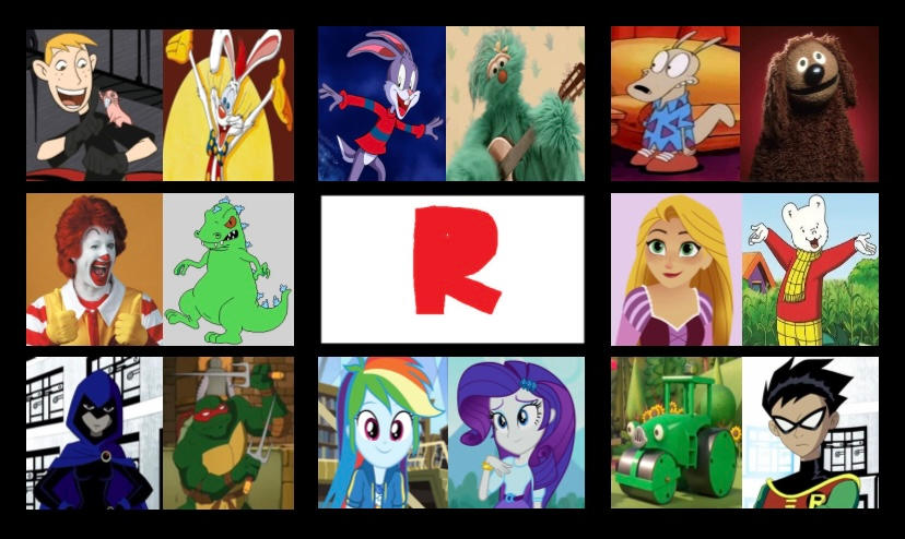 My Favorite Letter R Characters by ali26327 on DeviantArt