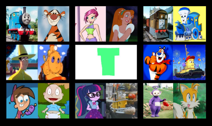My Favorite Letter T Characters by ali26327 on DeviantArt