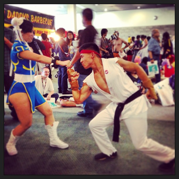 Street Fighter Chun Li VS Ryu