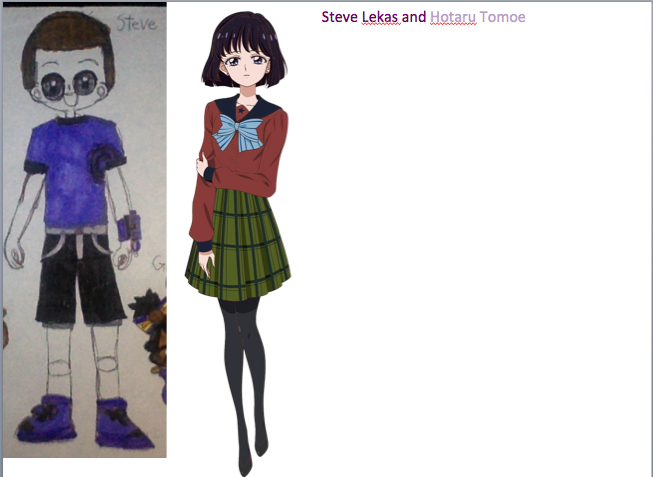 Steve and Hotaru Comparison