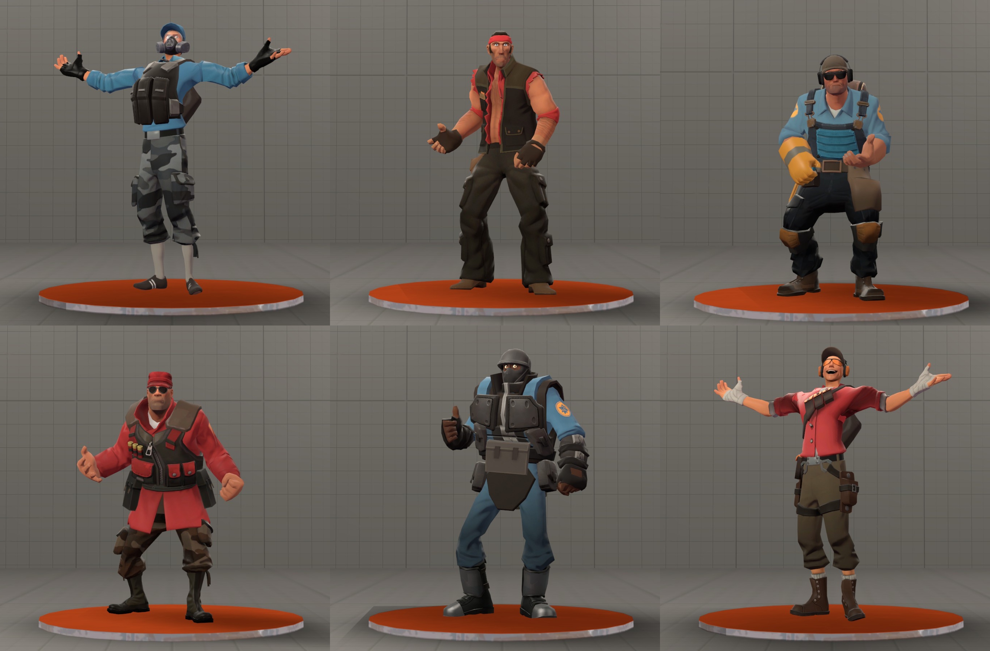Tf2 Set Design Custom TF2 Tactical Outfits 4 PLUS by TacticalCTUBlak on DeviantArt