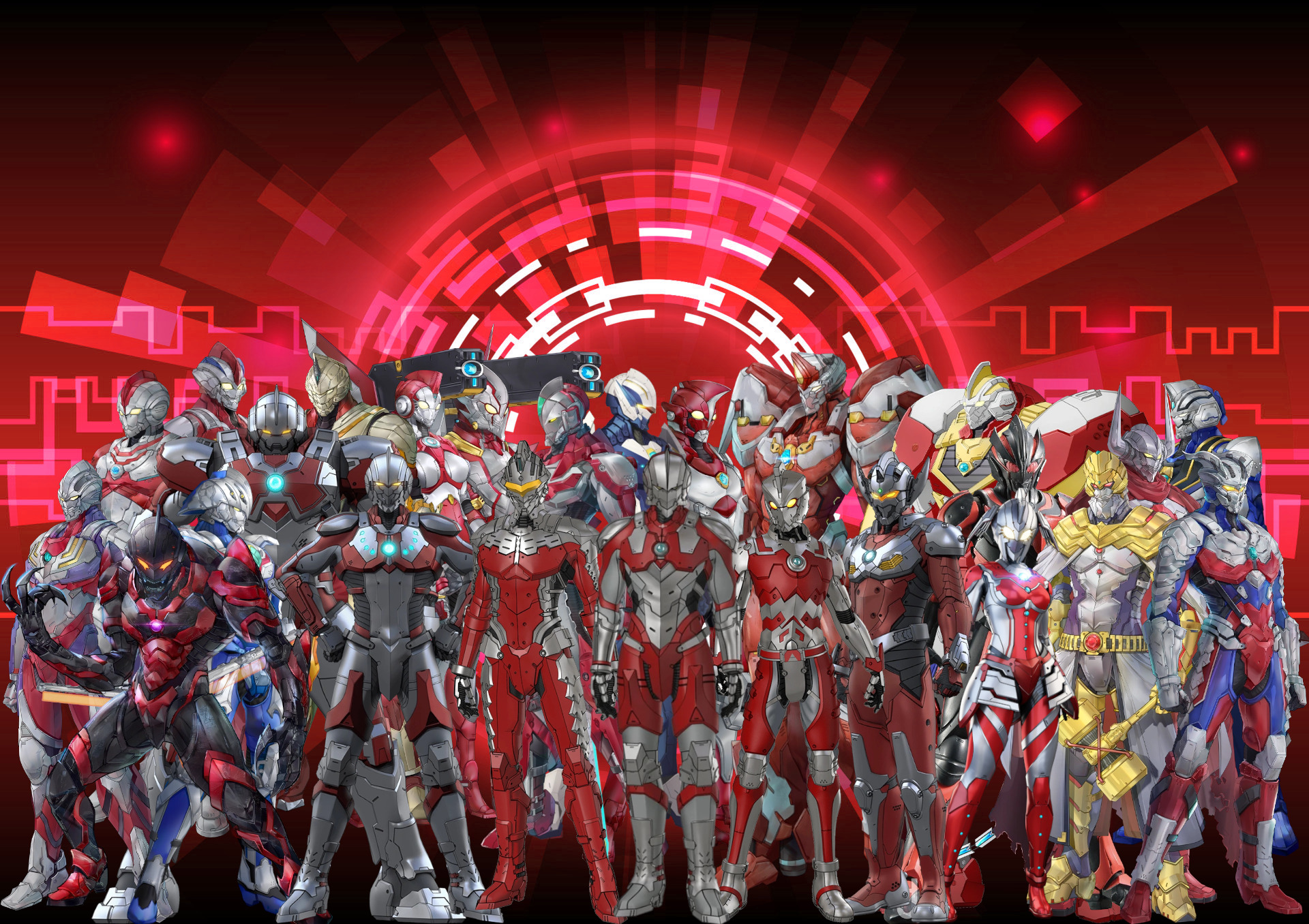 Ultraman's Ultraman Suits by TacticalCTUBlak on DeviantArt