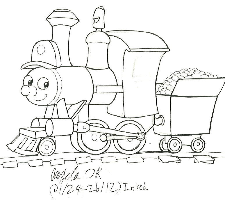 Casey Jr Draw Inked Casey Junior Sketch by CherishedRose on DeviantArt