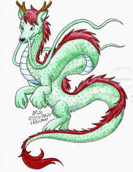 Green Long Dragon