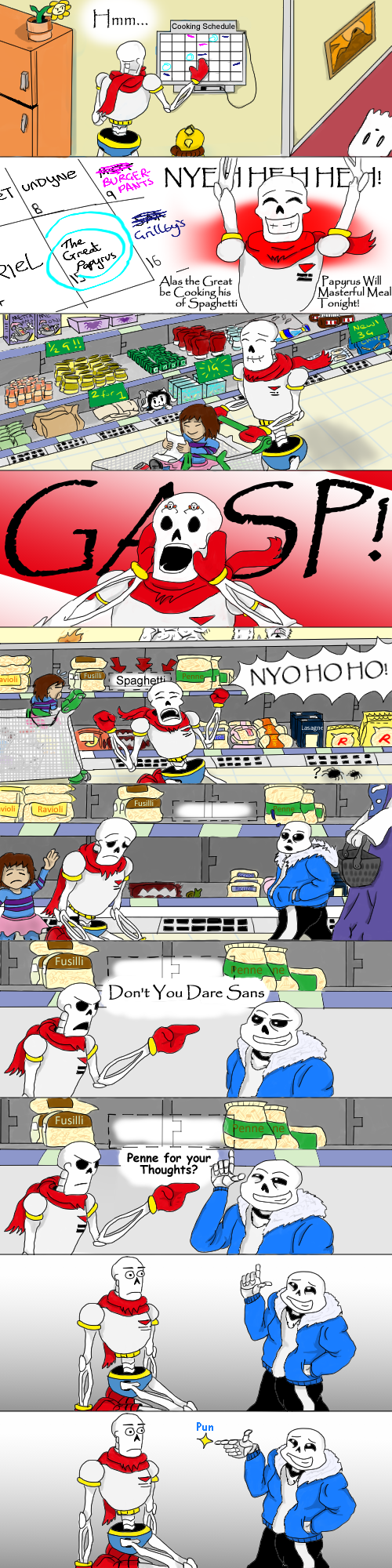 Undertale - Pasta Night