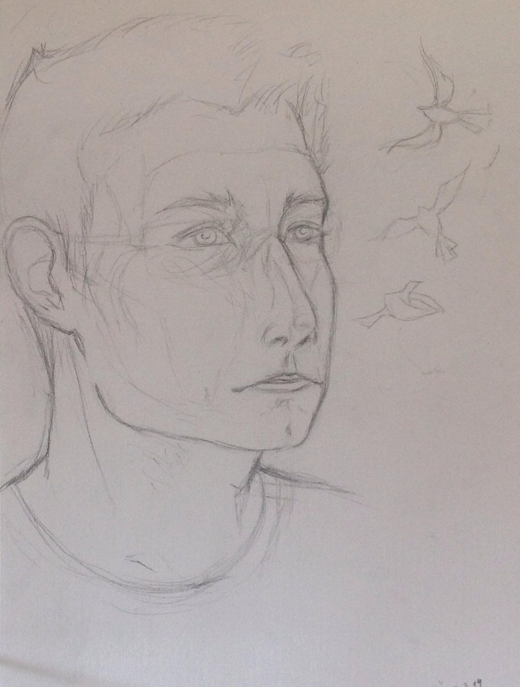 Remembering (sketch) by chikuQ on DeviantArt