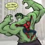 Hulk vs Sticky Bug Man