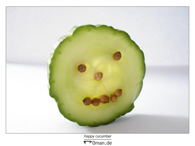 Happy cucumber