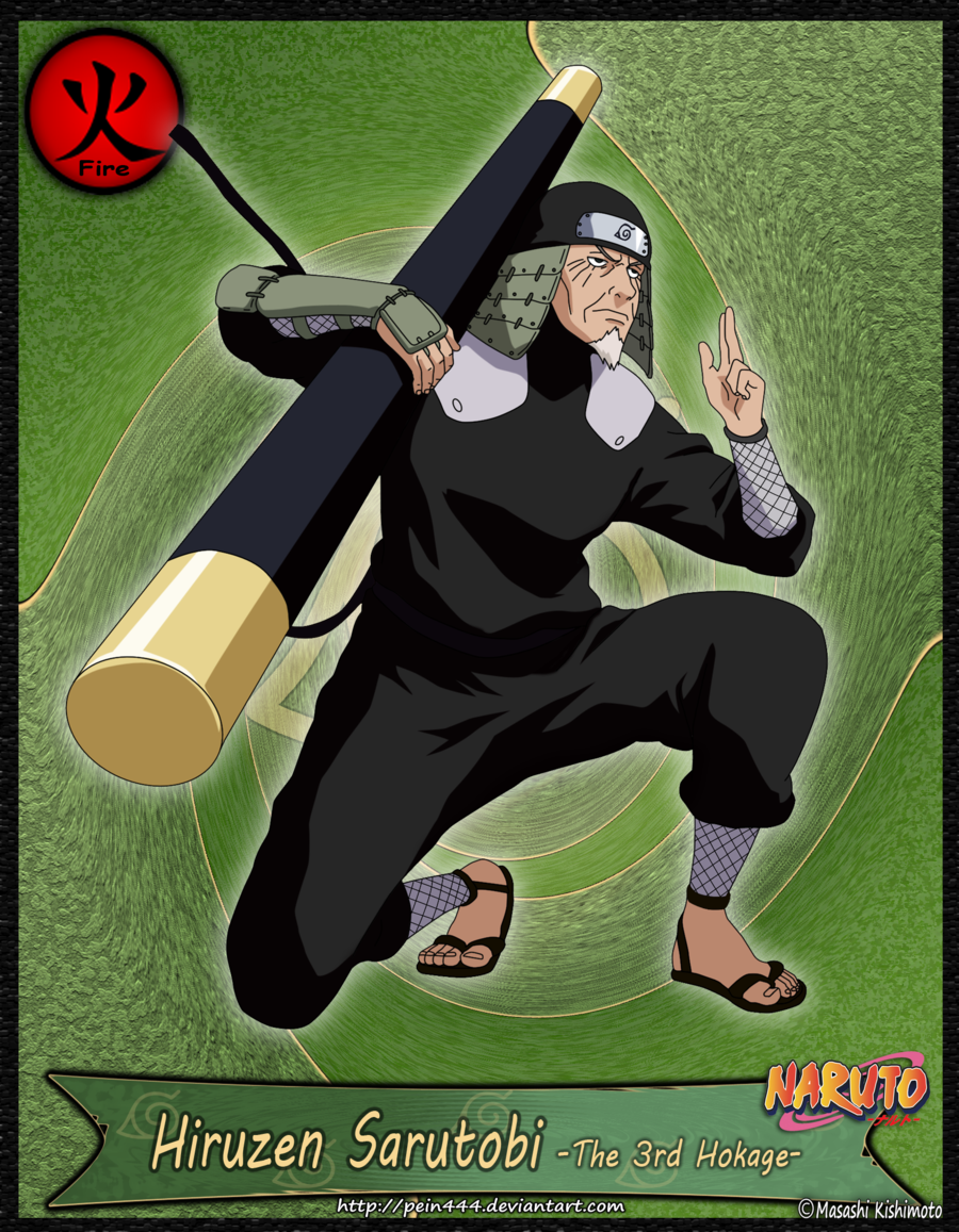 Hiruzen Sarutobi (The Third Hokage) by BudhadityaB on DeviantArt