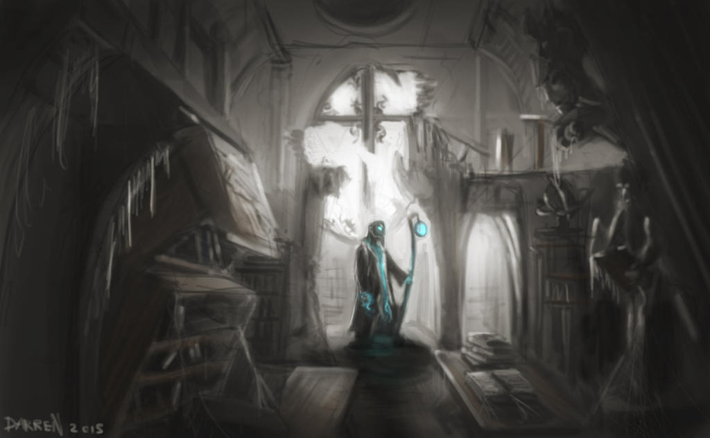 Ruined Library by darrenchia2004 on DeviantArt