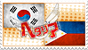 Hetalia KorPiri Stamp