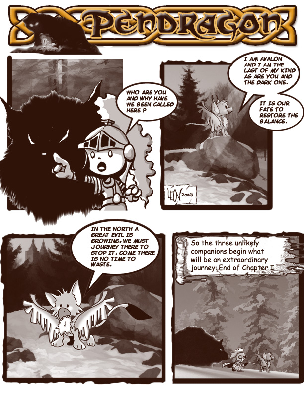 Pendragon comic pg 5
