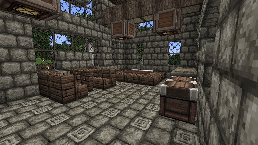 Minecraft Inside Of A Medieval House By Cybermiez On