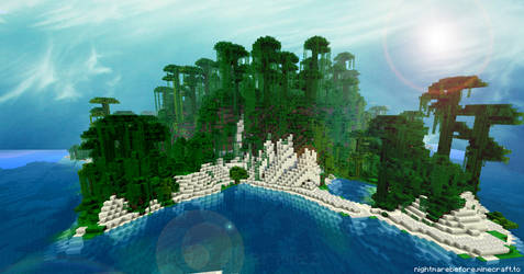 Minecraft - Island - Wallpaper