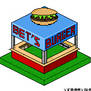 Pixel Burger fair stall