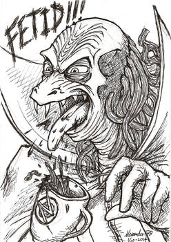 Inktober 2014 - Ziltoid the Omniscient