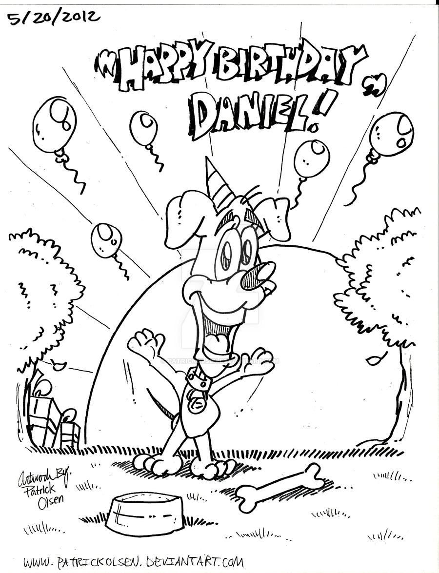 dog bday art_original_2012