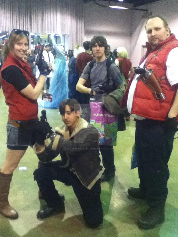 my friend at ACEN in Resident evil cosplay