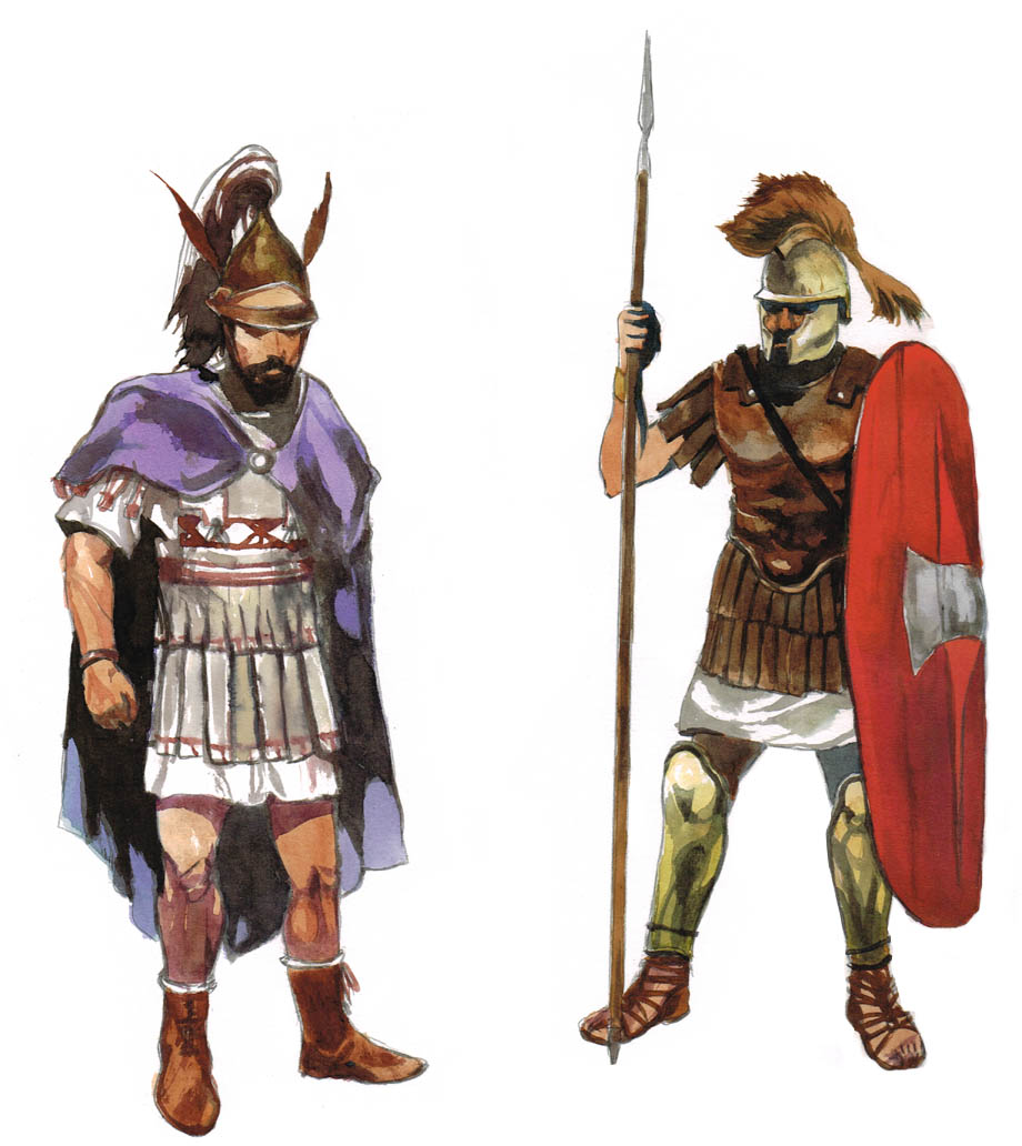 Carthaginan officer and soldier