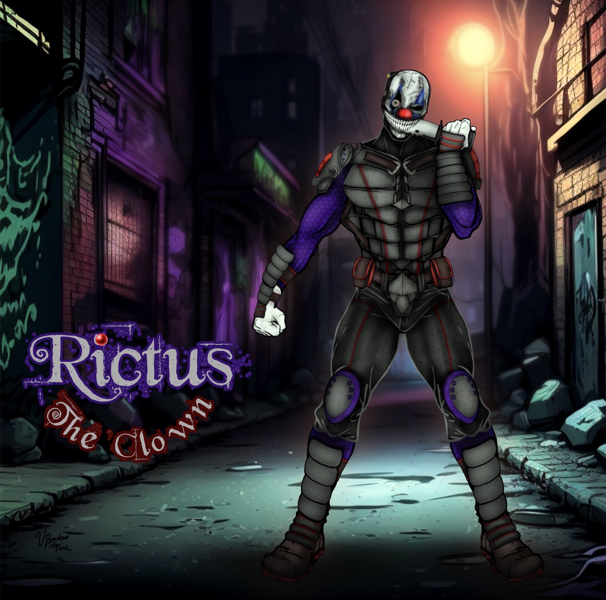 The Clown Antihero Rictus - Story of Rictus Final by UbiquitousPixel on ...