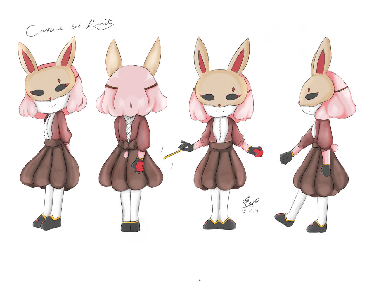 Caroline the Rabbit by blumanggo9 on DeviantArt