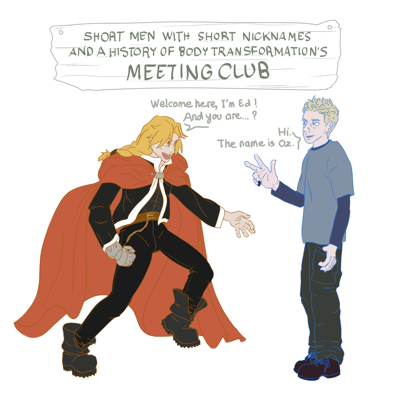 Short mens with short nicknames