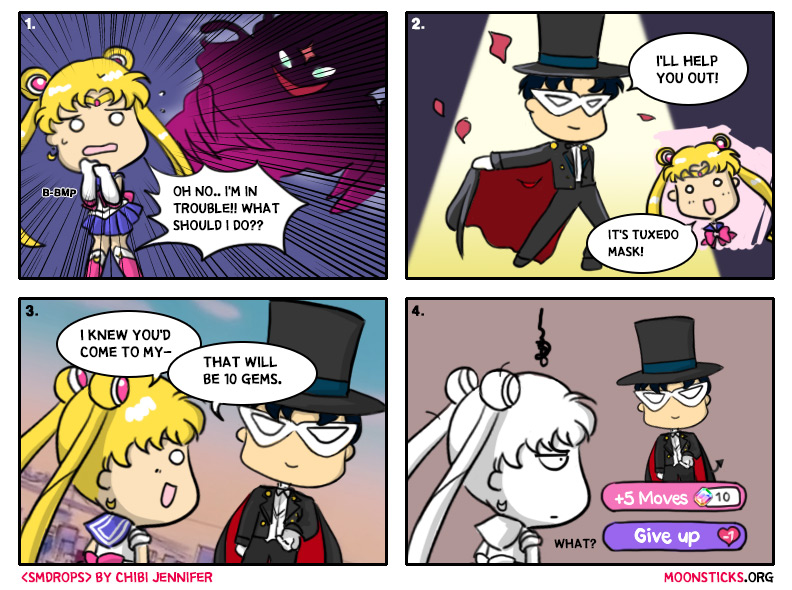 [Sailor Moon Drops Comic] Taxedo Mask!