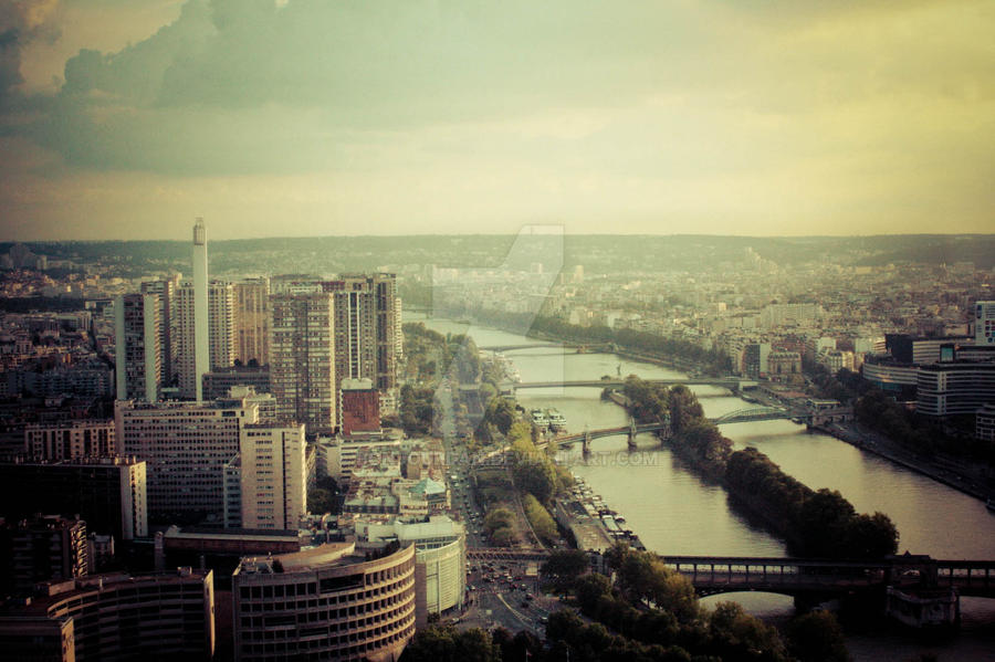 On top of the Eiffel Tower