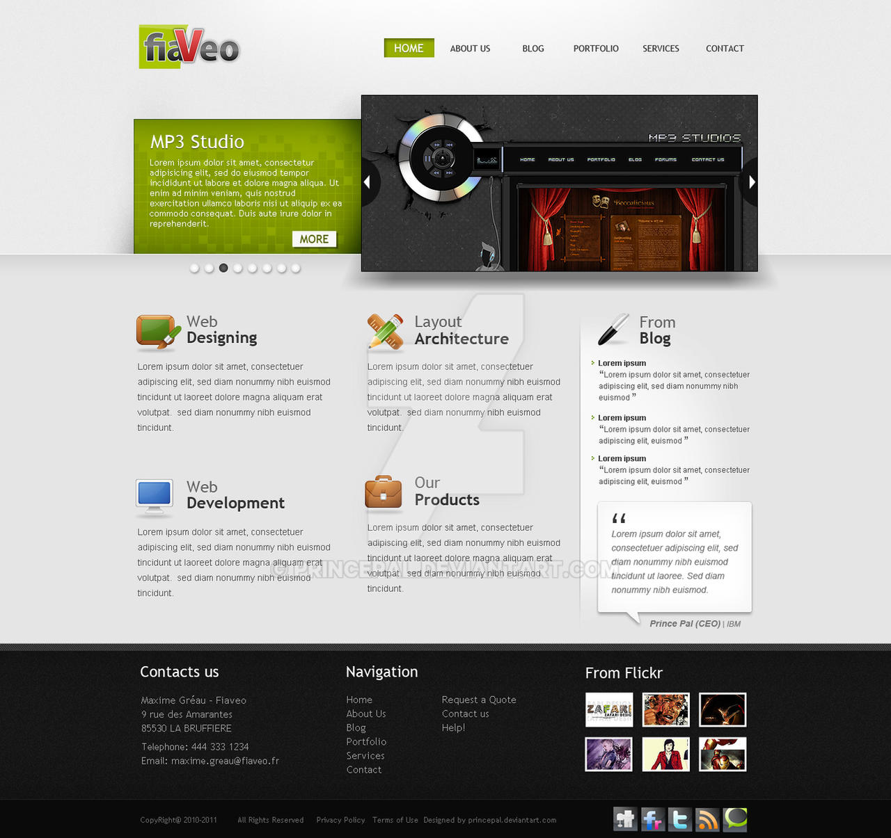 Company Portfolio Web 2.0