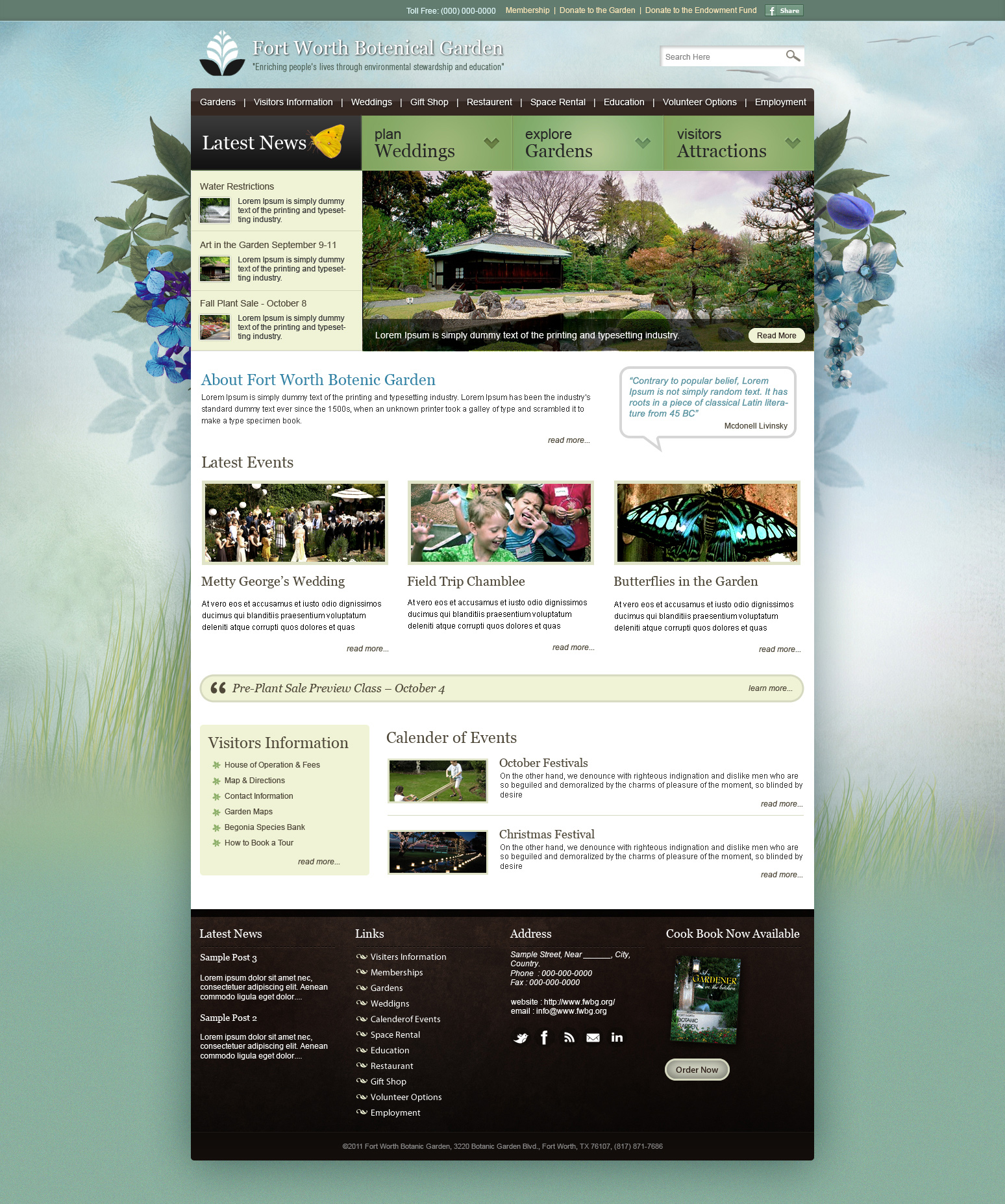 Garden Wordpress Template