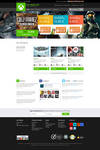 Xbox Live Web Interface Design - Minimal Version by princepal