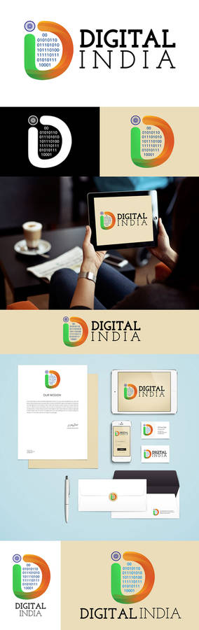 Digital India Logo Concept #2 By Prince Pal