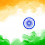 WaterColor Indian Flag Wallpaper By Prince Pal