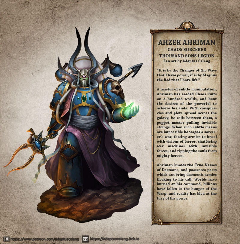 Ahzek Ahriman Chaos Sorcerer By CELENG On DeviantArt ahzek-ahriman-chaos-sorcerer-by-celeng-on-deviantart