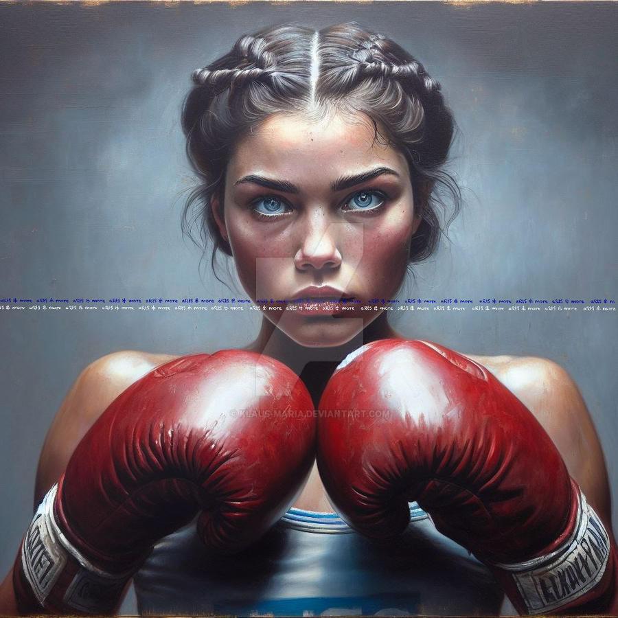 Boxing Pin Up Boxing Girl. by klaus-maria on DeviantArt