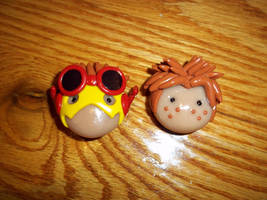 Chibi Heads: Kid Flash + Wally