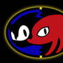 Sonic and Knuckles logo Flat