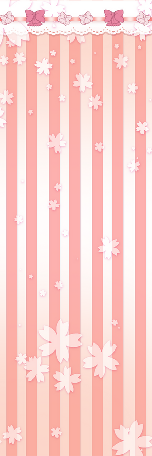 Sakura Ribbon Free Costume Background