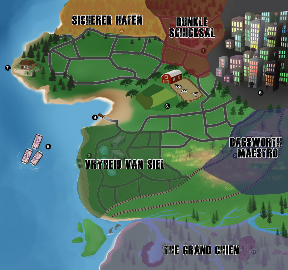 Stray City Official Map by FrostedCow on DeviantArt