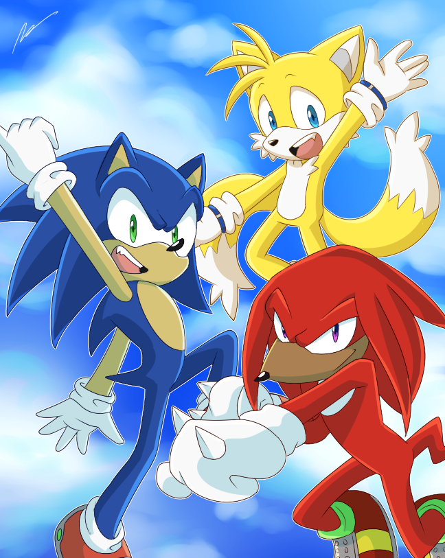 We're Sonic Heroes! by NannelFlannel on DeviantArt
