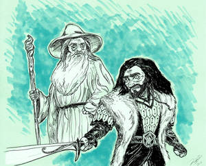 Gandalf and Thorin