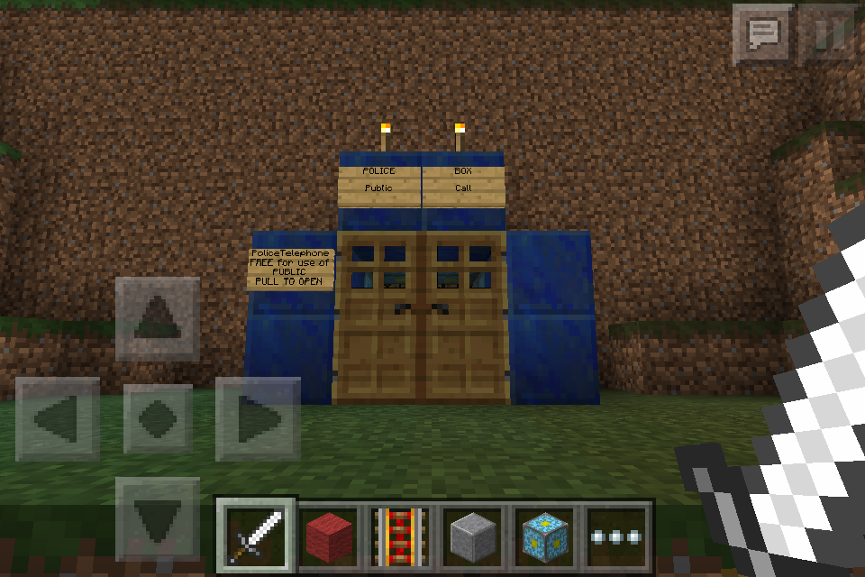 1st Minecraft TARDIS Exterior by ServoCrowation on DeviantArt