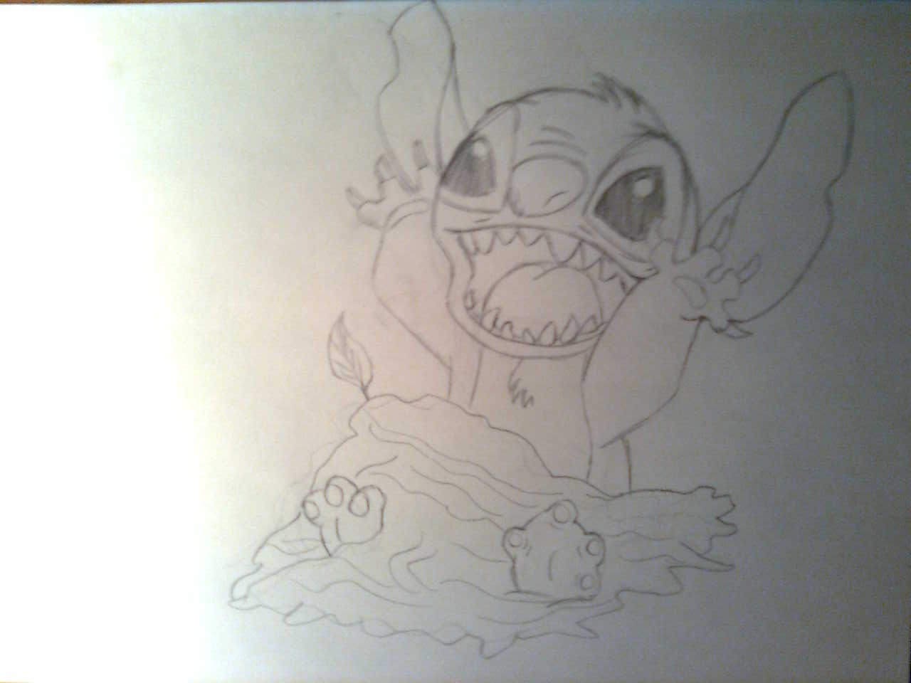 Stitch-Pencil drawing version-