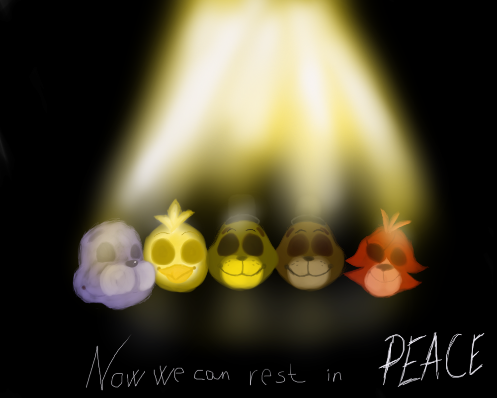 FNAF3 fanart: Freedom and Peace