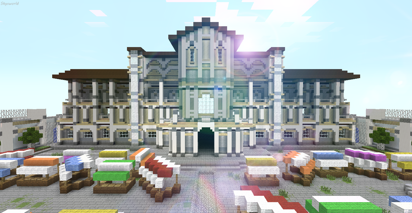 Minecraft Roman Plaza