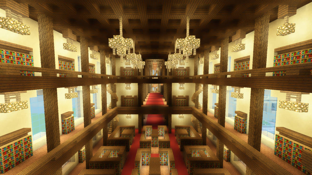 Minecraft Library by skysworld on DeviantArt