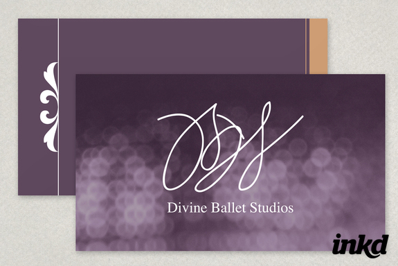 Elegant Ballet Business Card