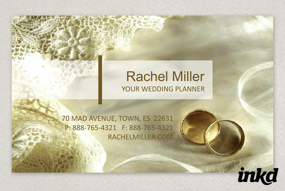wedding planner business card by inkddesign on deviantart wedding planner business card